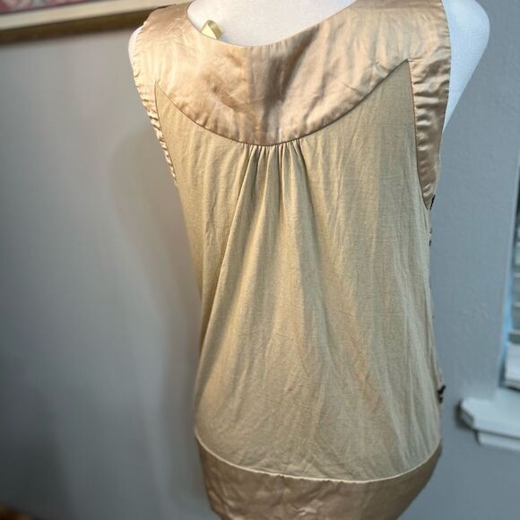 ANDERSEN & Lauth~Hand BEADED Tank Top Designer Iridescent Sequins Beads small - Picture 8 of 16